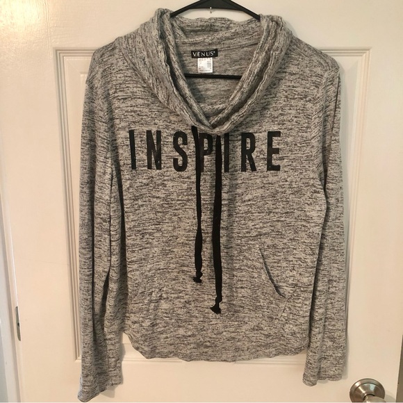 Venus Gray Inspire Sweatshirt Size M - Picture 2 of 5